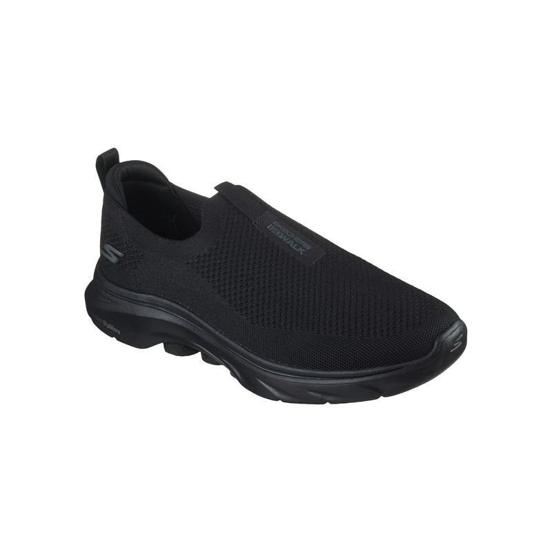 SKECHERS Men Go Walk 7 Black Walking Shoes (UK 9)
