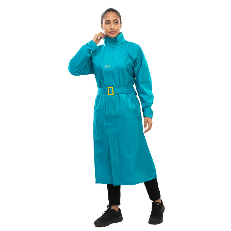 Reliable Rainwear H2O Grace - Turquoise Raincoat (L)