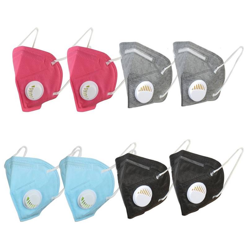Buy OOMPH Pack Of 8 Kn95/n95 Anti-pollution Reusable 5 Layer Mask Color ...
