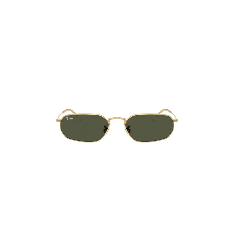 Buy Ray-Ban Unisex UV Protected Green Lens Rectangle Sunglasses
