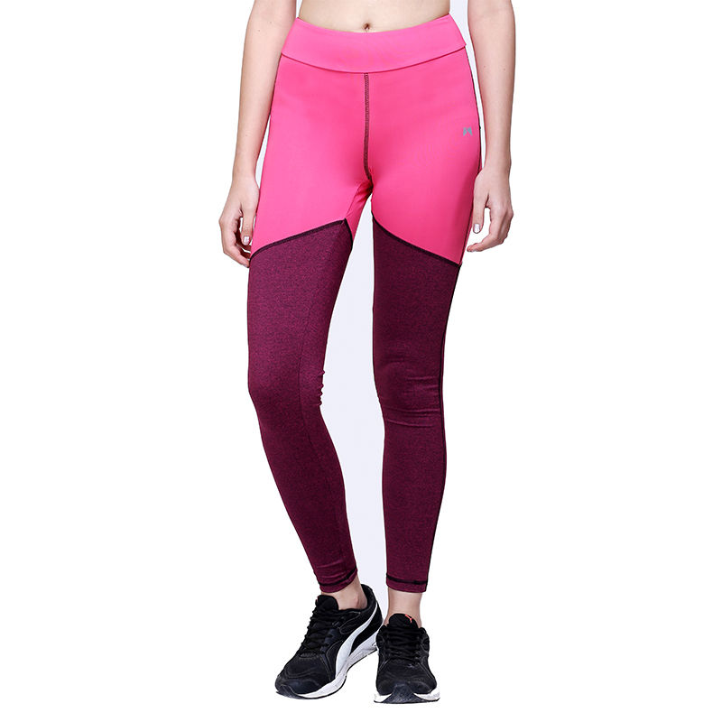 Muscle Torque Milange With Solid Pink Tights (S)