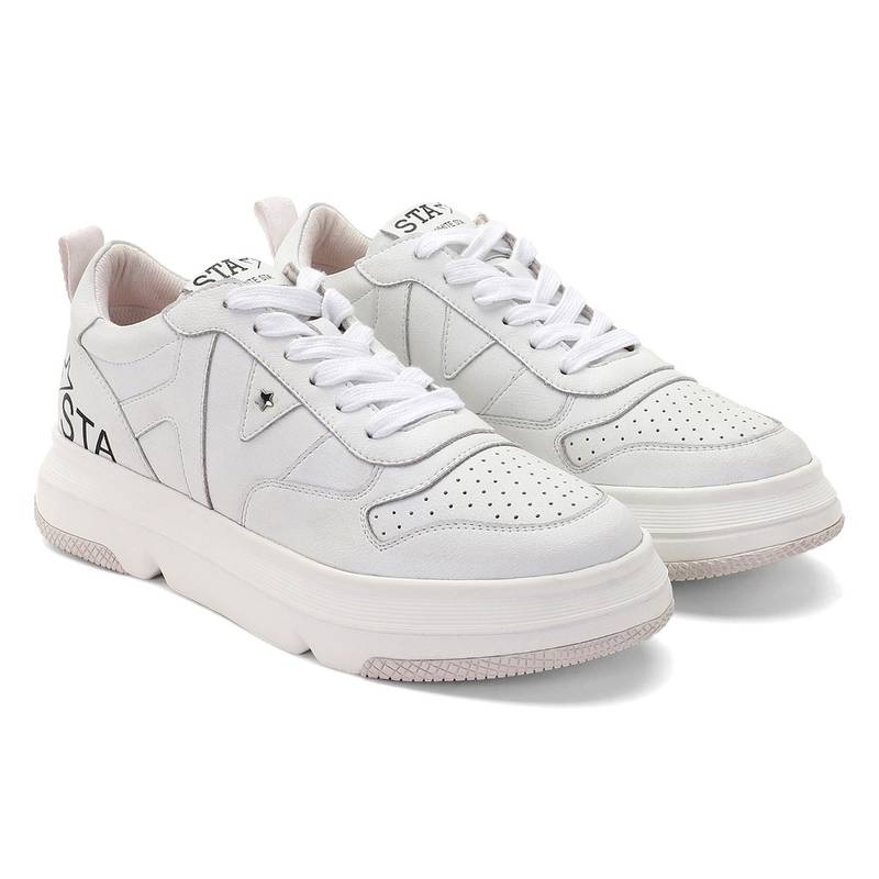 Saint G White Leather Women Sneaker (EURO 36)