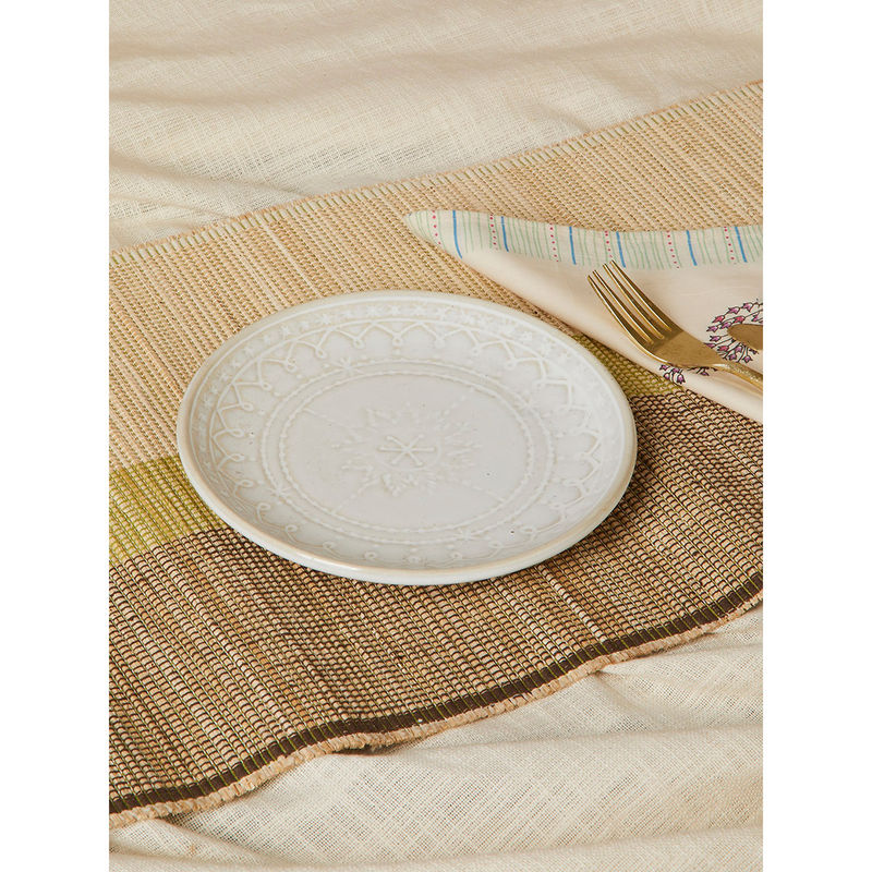 Fabindia Idika Quater Plate Buy Fabindia Idika Quater Plate Online at