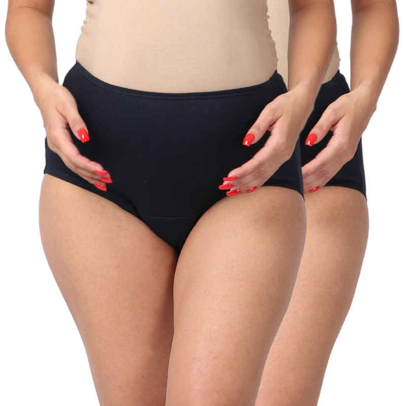 Morph Maternity Pack Of 2 Maternity Incontinence Panty - Blue (XXL)