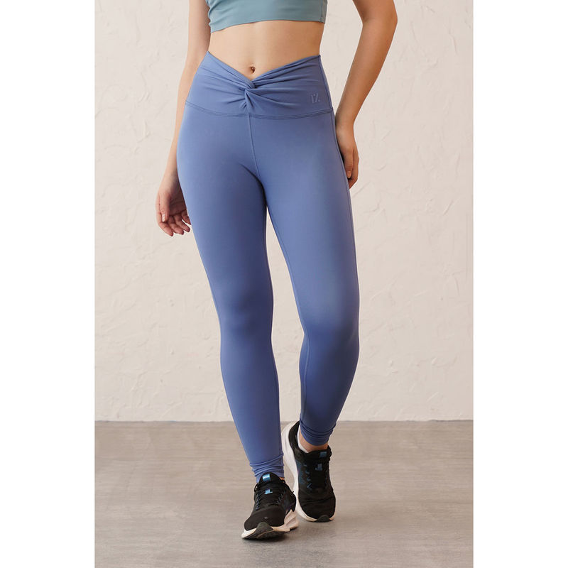 RYZ Blue Knot Blot Core Leggings (XS)