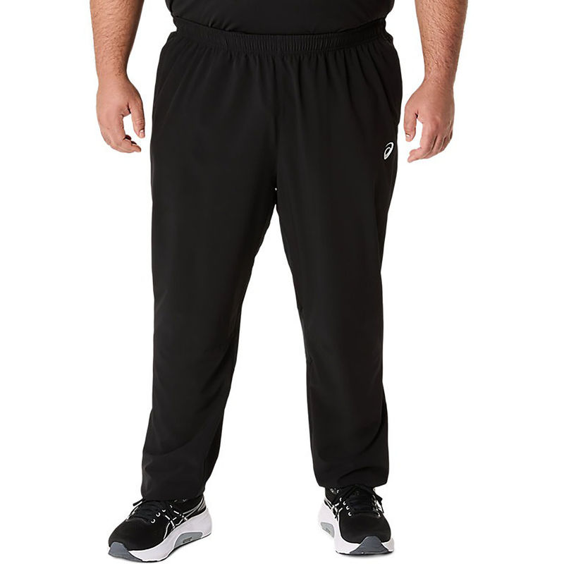 ASICS Mens Black Solid Track Pant (S)