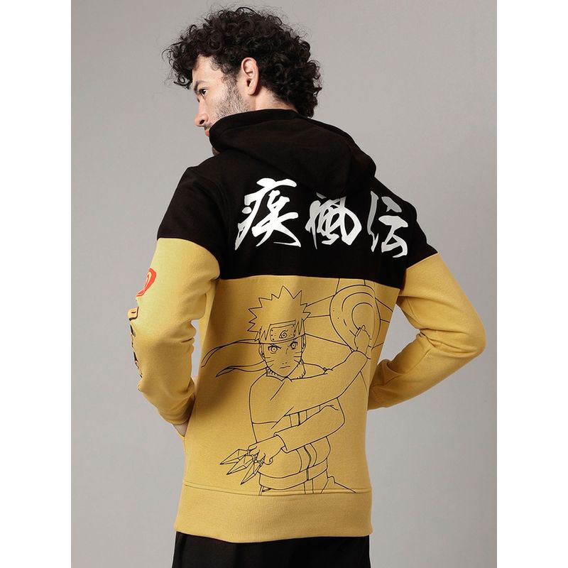 Free Authority Naruto Shippuden Printed Multi Color Hoodie for Men (L)