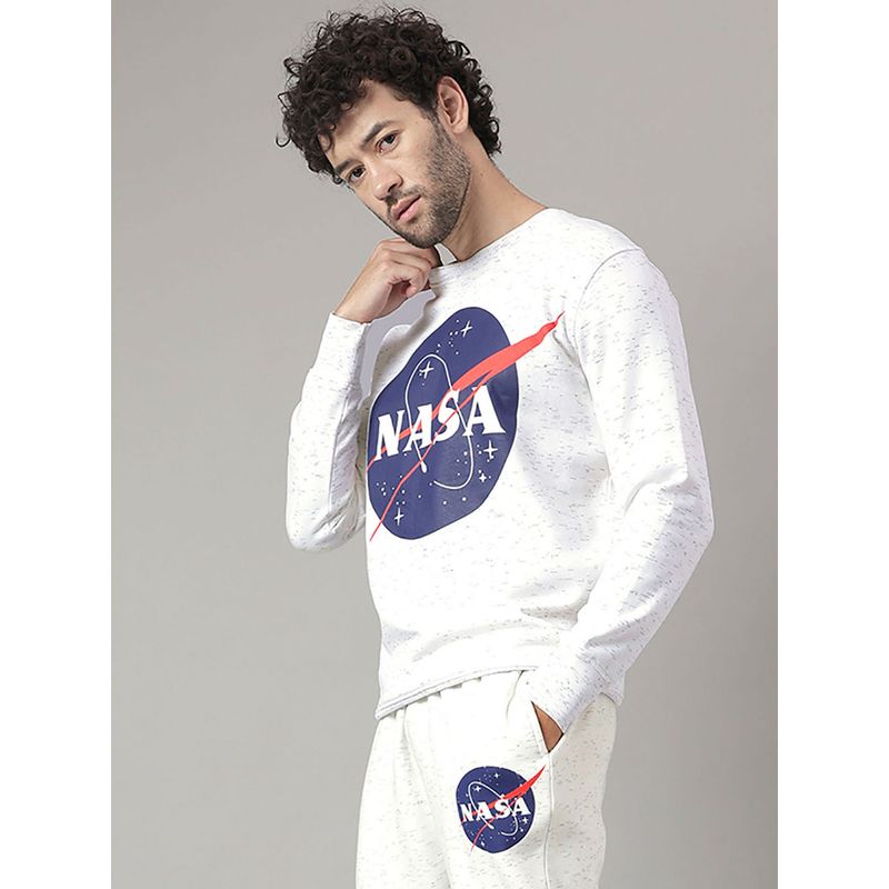 Nasa white sweatshirt 2025