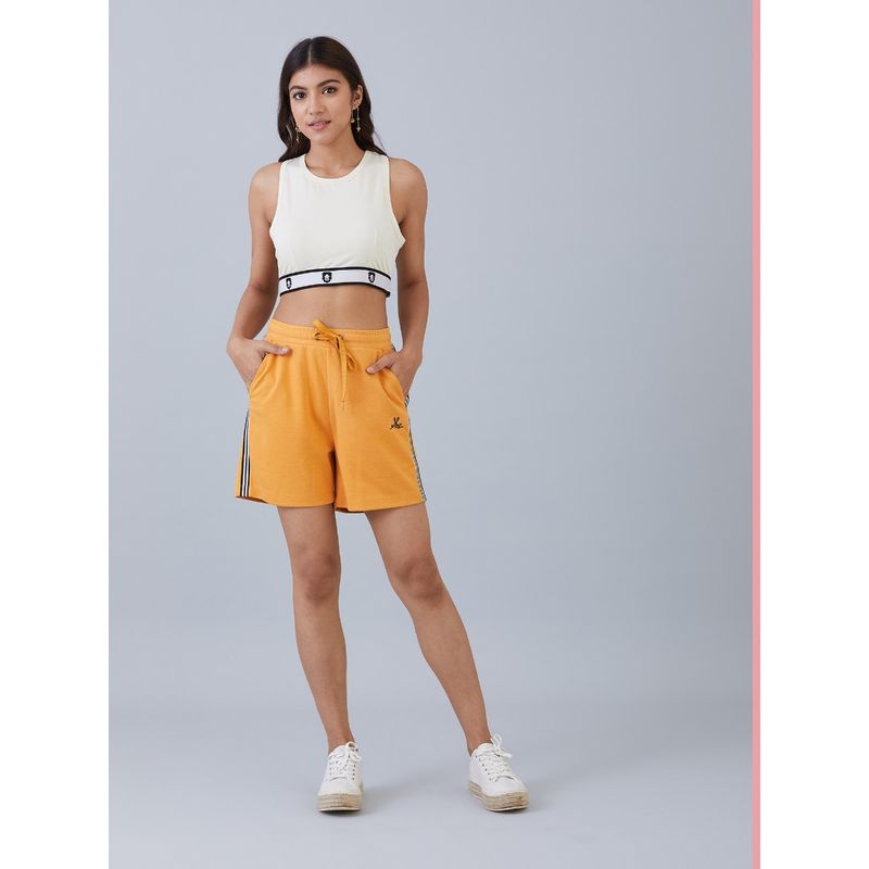 Muvazo Cool Vibe Crop Tank Beige (XS)