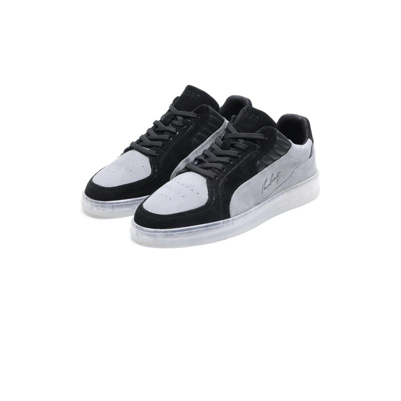 Rare Rabbit Men Grey Suede Leather Sneakers (UK 6)