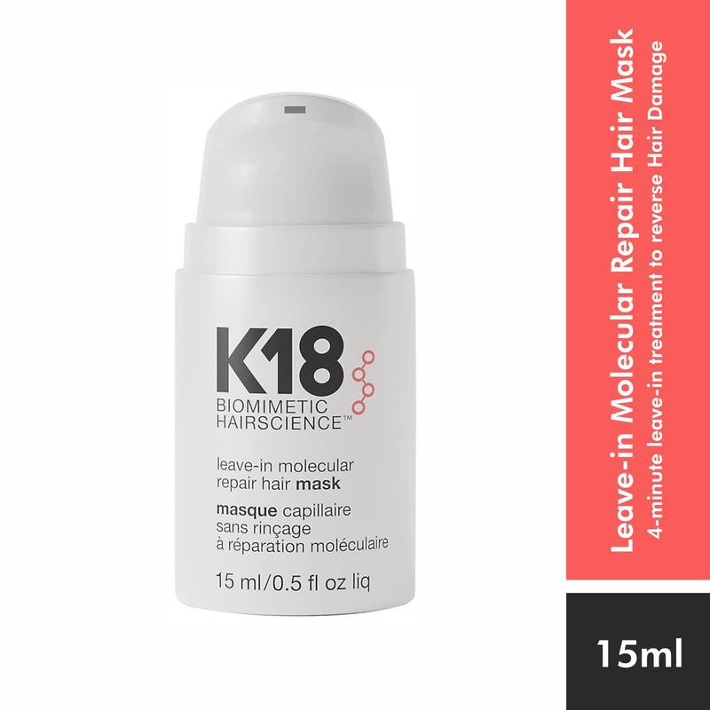 K18 Leave-in Molecular Repair Hair Mask 15ml