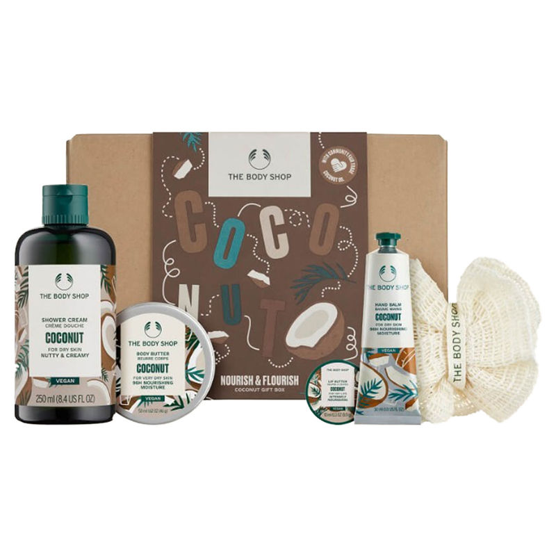 Buy The Body Shop Nourish & Flourish Coconut Gift Box Online