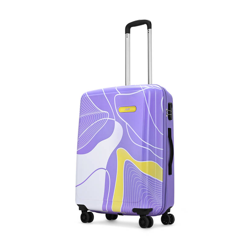 Buy Skybags Purple Printed Polypropylene Trolley Bag Online
