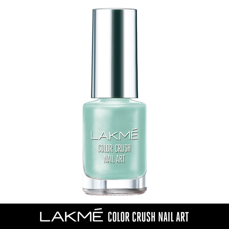 Lakme Color Crush Nail Art - M16 Mint Blue