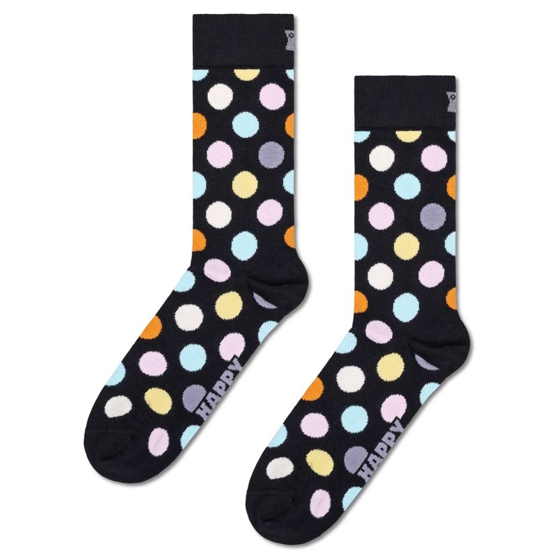 Happy Socks Multi-Color Classic Big Polka Dot Unisex Socks (Pack of 2) (S)