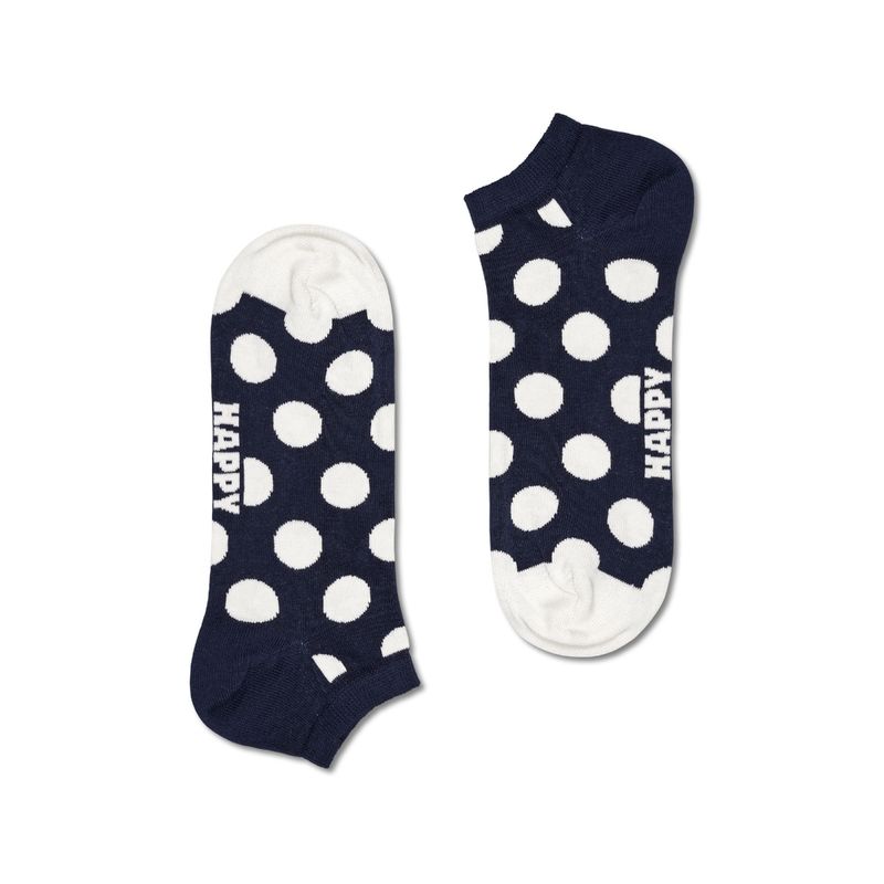 Happy Socks Multi-Color Big Dot And Stripe Low Unisex Socks (Pack of 2) (S)