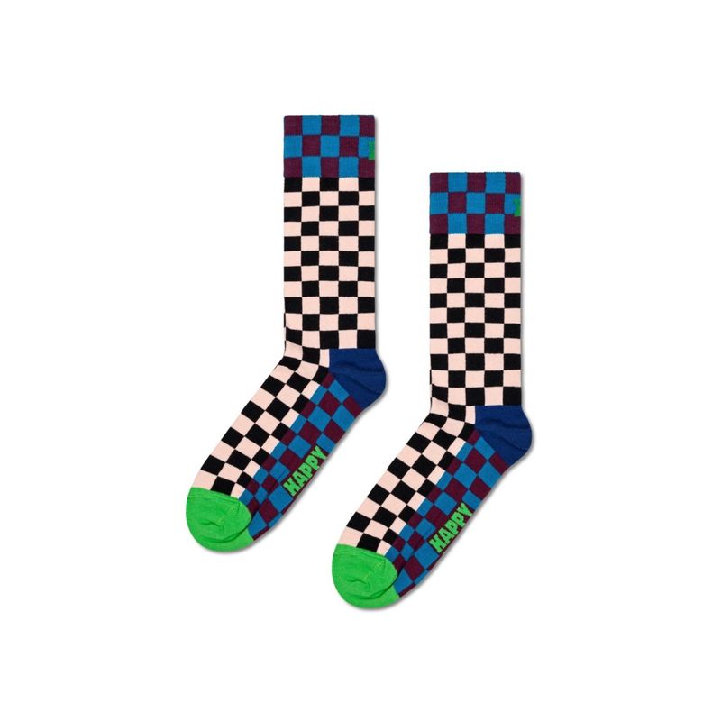 Happy Socks Multi-Color Check It Out Unisex Socks (Pack of 3) (S)