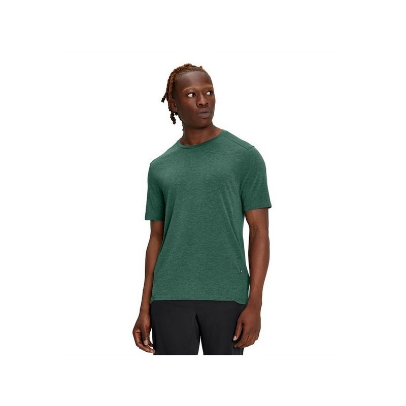 On Men Green Polyester Blend Casual T-Shirt (2XL)
