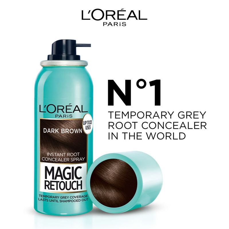 L'Oreal Paris Magic Retouch Instant Root Concealer Hair Color - 2 Dark Brown