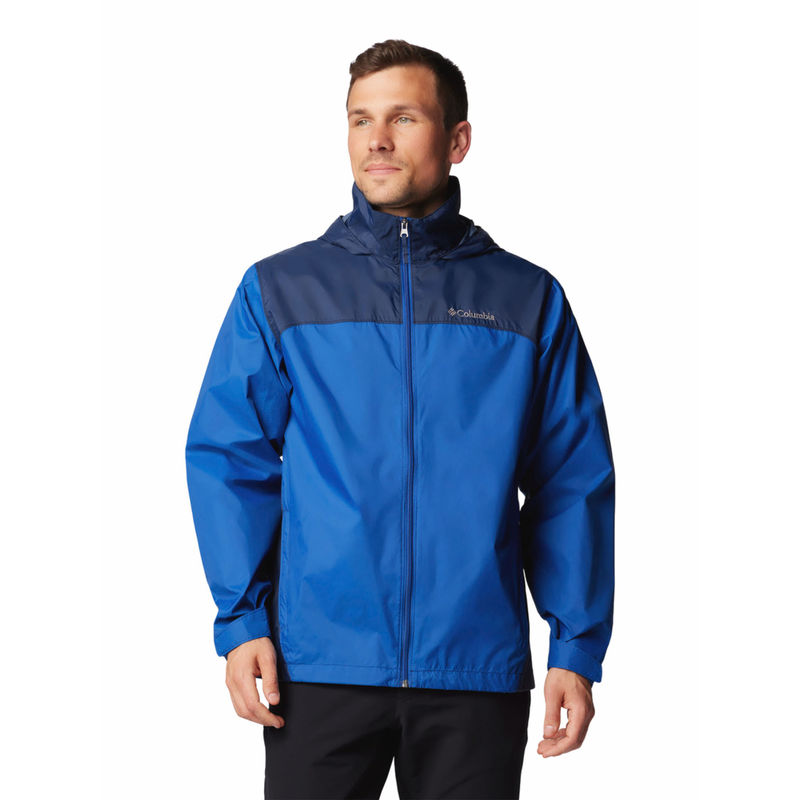 Columbia Men Navy Blue Glennaker Lake II Rain Jacket (2XL)