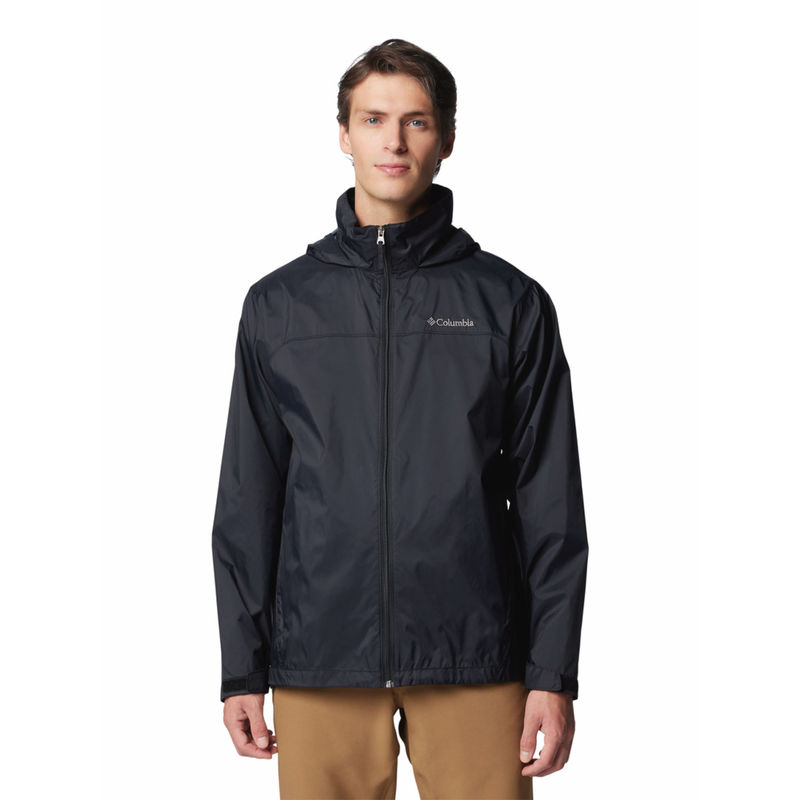Columbia Men Black Glennaker Lake II Rain Jacket (S)