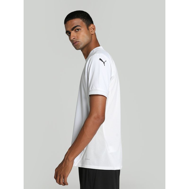Puma Team FINAL Mens White Jersey T-Shirt (L)