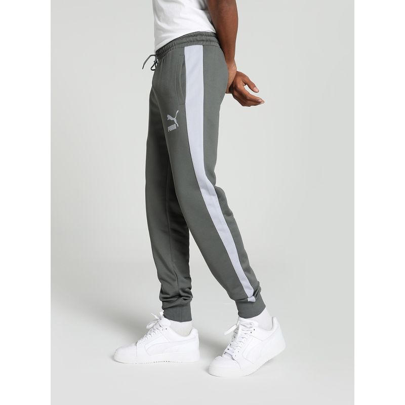 Buy Puma T7 ICONIC Track Mens Grey Track Joggers Online