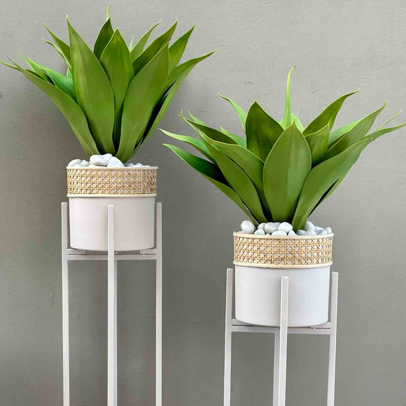 Buy Mason Home Manila Rattan Ivory Planter - Set Of 2 Online