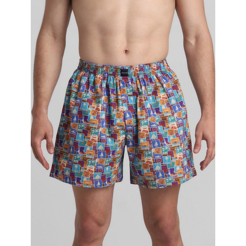 Jack & Jones Men Brown Boxer Shorts (L)