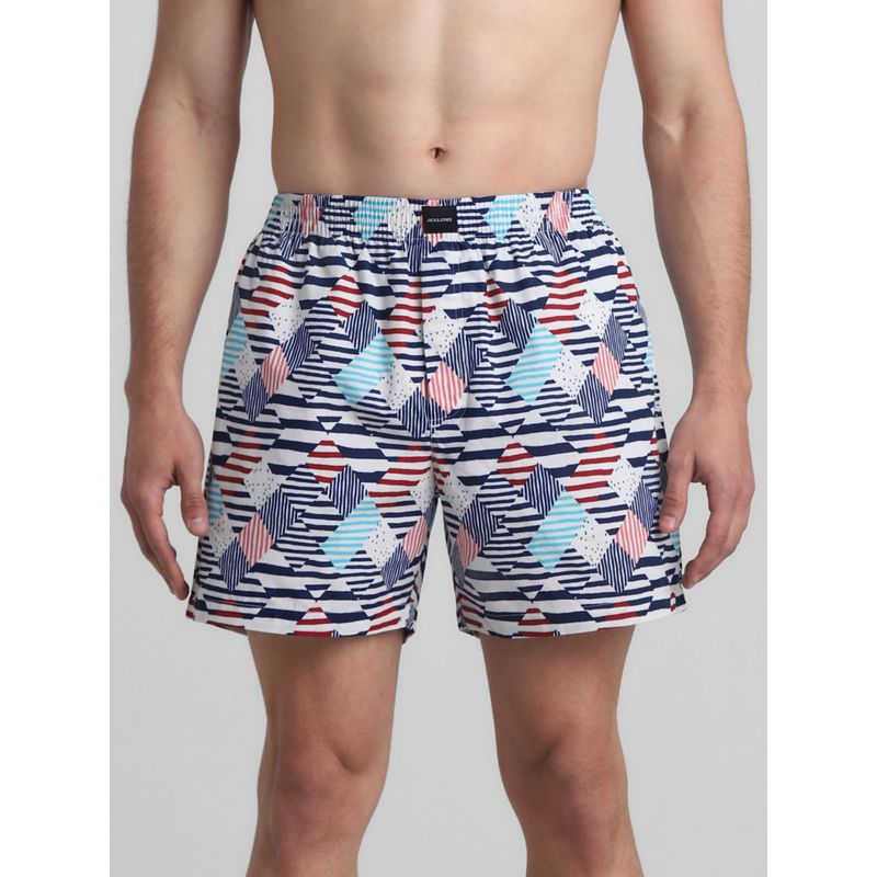 Jack & Jones Men White Boxer Shorts (M)