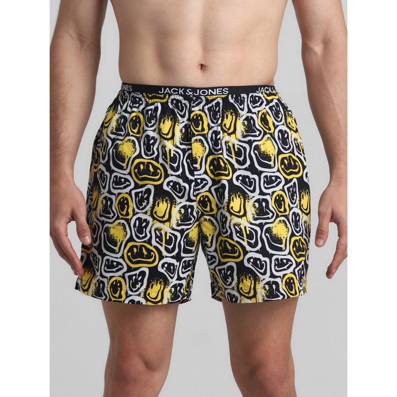 Jack & Jones Men Black Boxer Shorts (S)