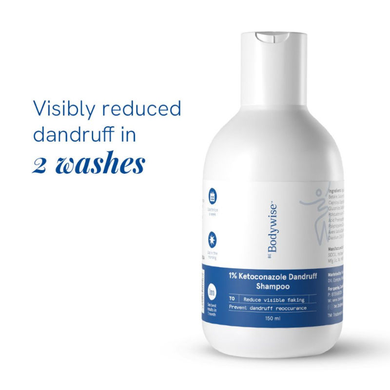 Be Bodywise 1% Ketoconazole Dandruff Shampoo