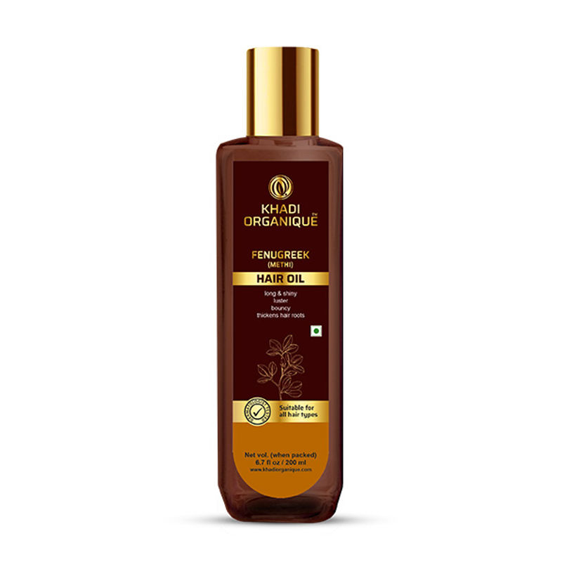 Buy Khadi Organique Fenugreek Methi Hair Oil Online