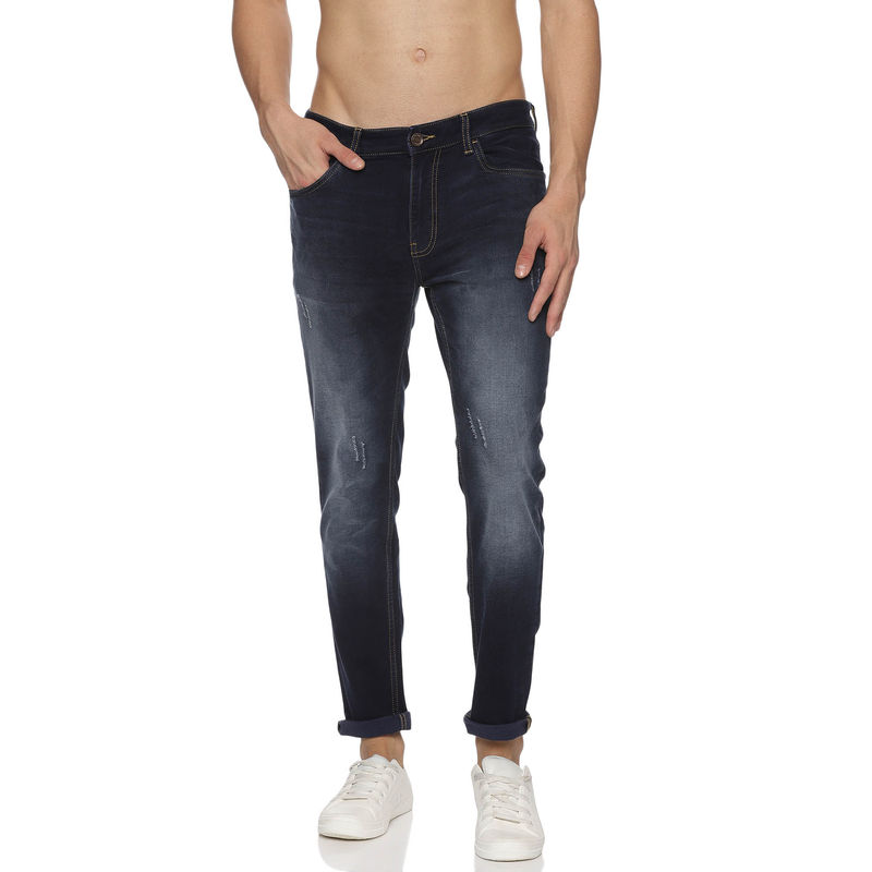 MELVIN JONES Navy Denim Pant (32)