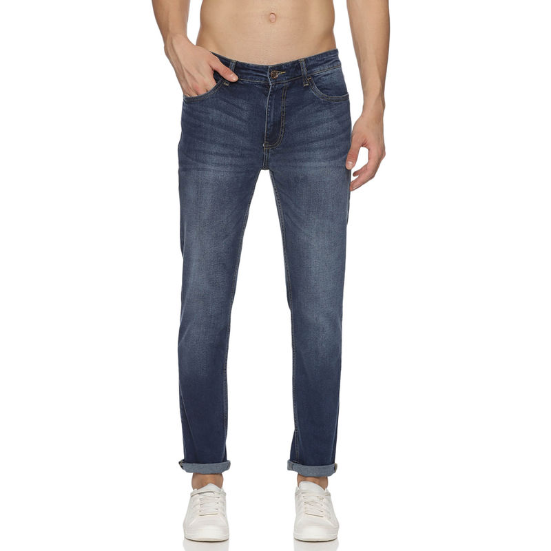 MELVIN JONES Mid Nt Blue Denim Pant (28)