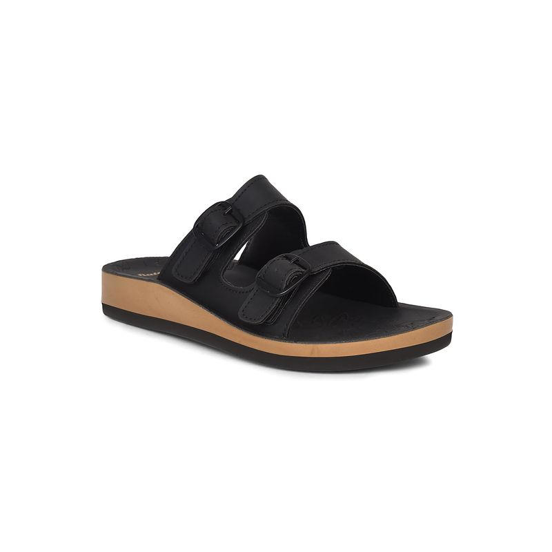 Bata Women Black Sliders (UK 4)