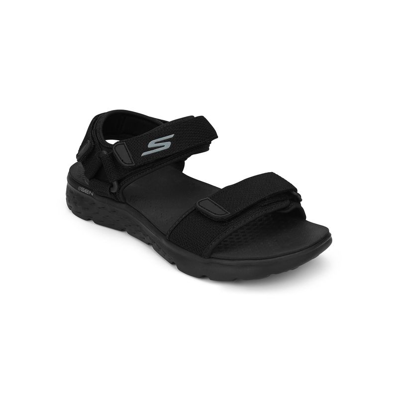SKECHERS Men On-The-Go 400 Black Sandals (US 8)