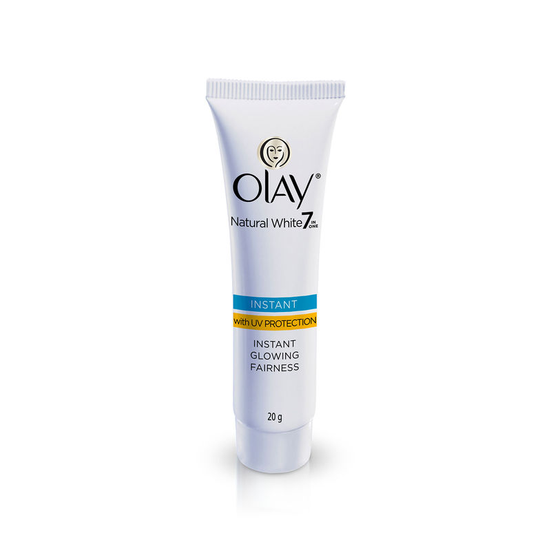 Olay Natural White Light Instant Glowing Fairness Skin Cream with UV Protection 20gm