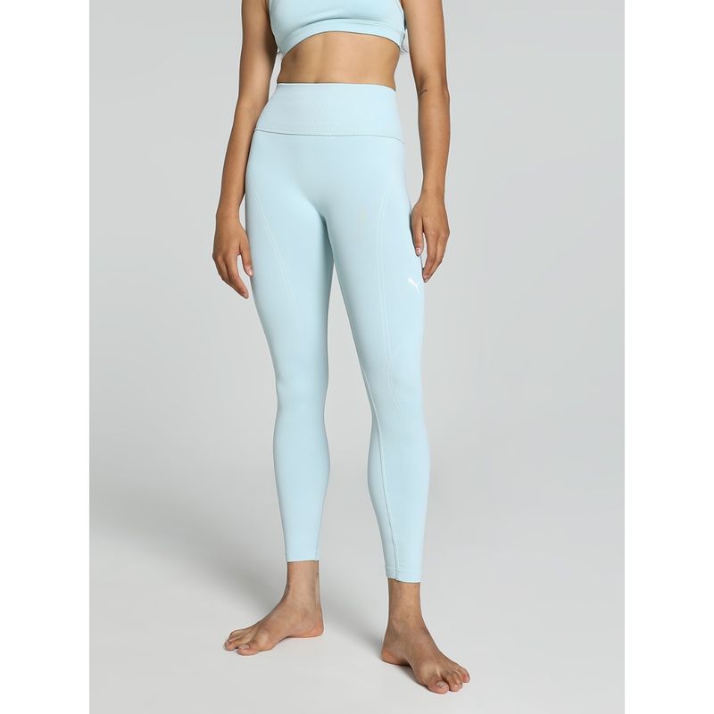 Puma Shape Luxe Seamless Womens Blue Tights (XS)