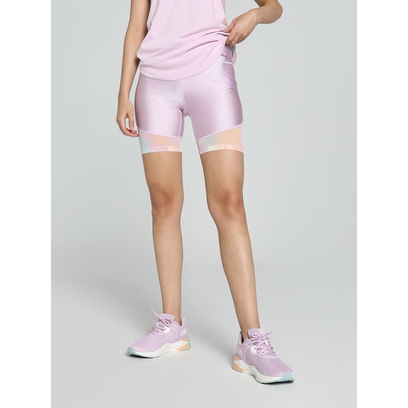 Puma Summer Daze 7" Bike Womens Lavender Shorts (XL)