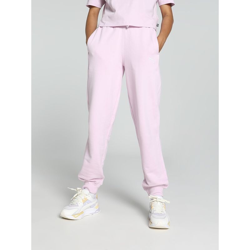 Puma Her High-Waist Tr Womens Lavender Joggers (S)