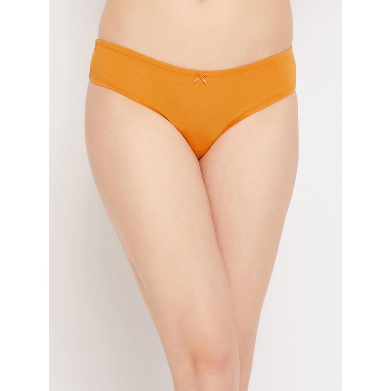 Clovia Cotton Spandex Low Waist Inner Elastic Thong Panty (XL)