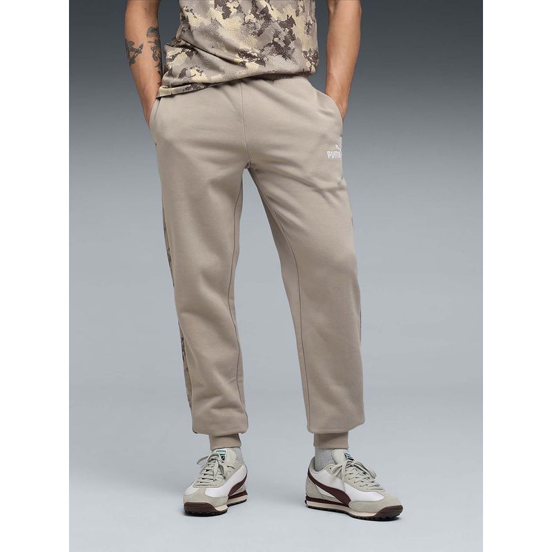 Puma Beige Ess Camo Mens Trackpant (S)