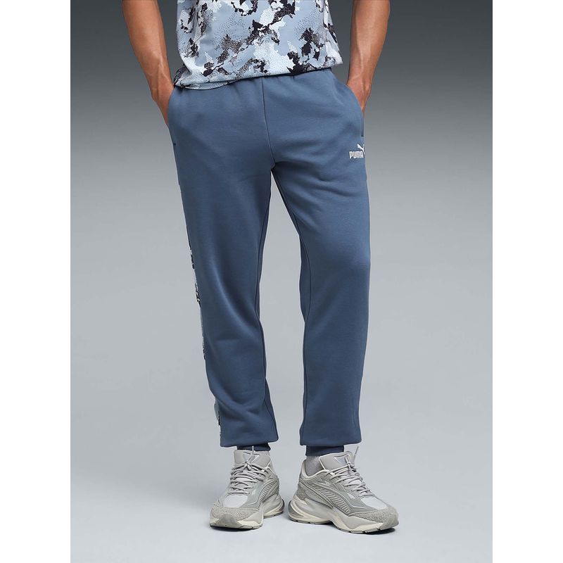 Puma Blue Ess Camo Mens Trackpant (M)