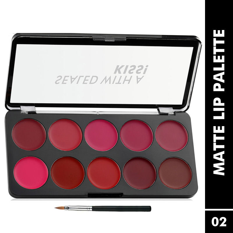 Lyon Beauty Matte Lip Contour Palette - Shade 02
