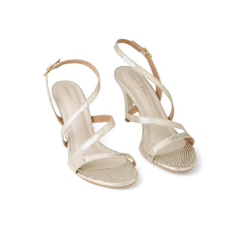 Chaal Chalan Gold Alani Heels (EURO 38)