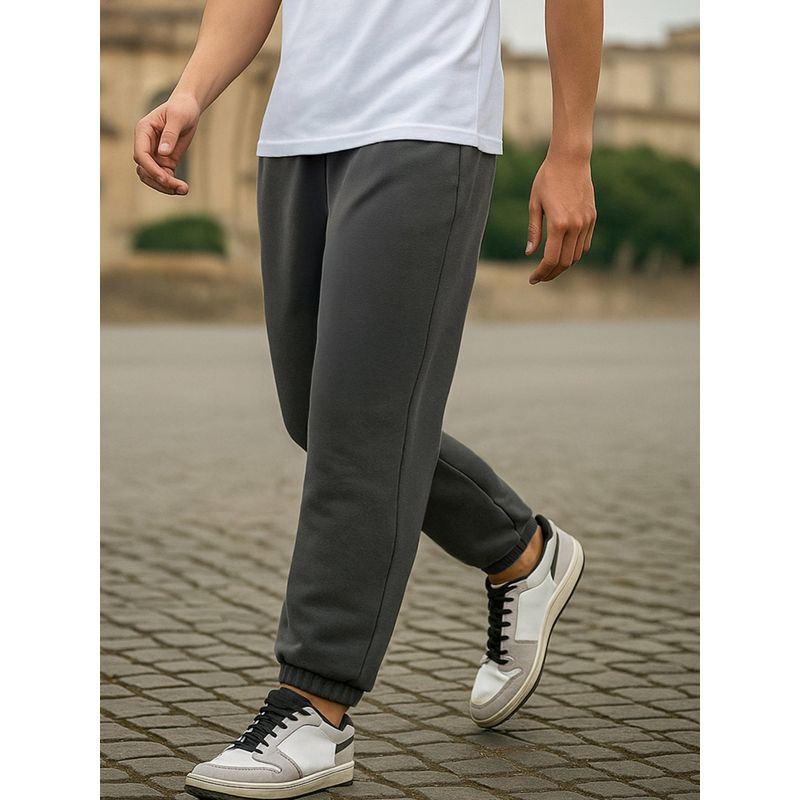 Bewakoof Air 1.0 Men's Grey Oversized Joggers (L)