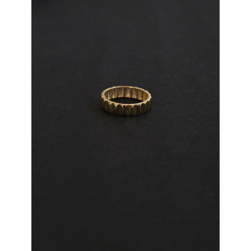 ANUSHKA JAIN JEWELLERY 925 Kouture Mound Ring Gold (5)