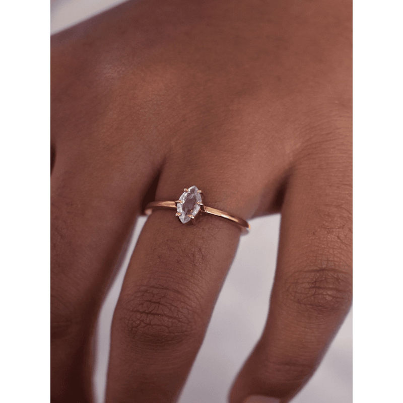 ANUSHKA JAIN JEWELLERY 925 Marquise Ring White (7)