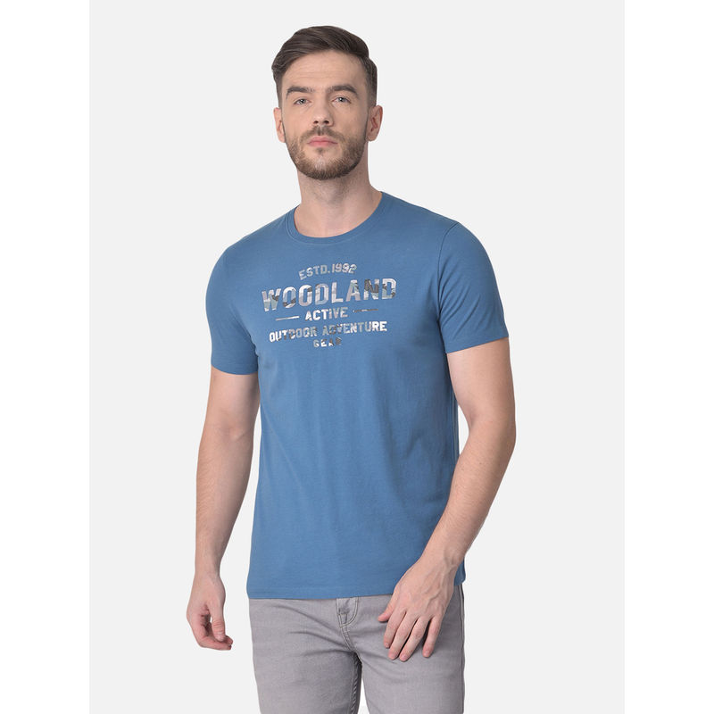 WOODLAND Blue T-Shirt (S)